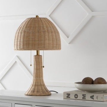 Joanie 22" Bohemian Rustic Iron LED Table Lamp